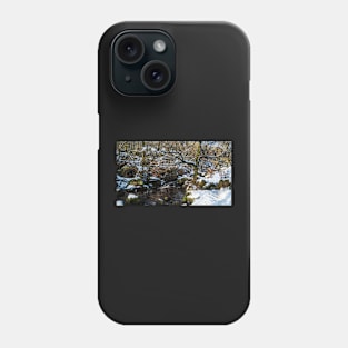 Burbage Brook in Winter Phone Case