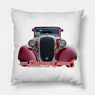 1933 Plymouth Deluxe Six 5 Window Coupe Pillow