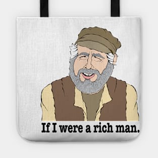 FIDDLER ON THE ROOF FAN ART Tote