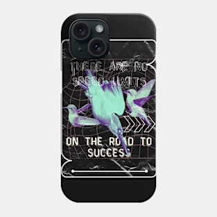 hummingbirds fast quotes Phone Case