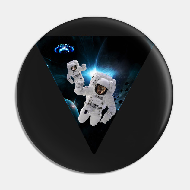 Cats Lost In Space Cats Lost In Space Pin Teepublic