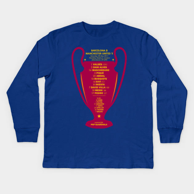 barcelona champions shirt