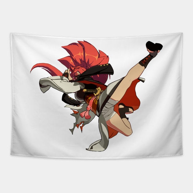 Baiken Guilty Gear Tapestry by abdul rahim