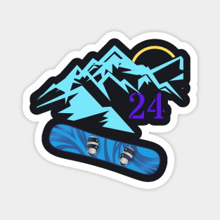 Snowboard Magnet