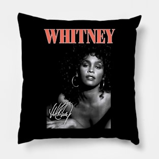 Whitney Houston Vintage Whitney Pillow