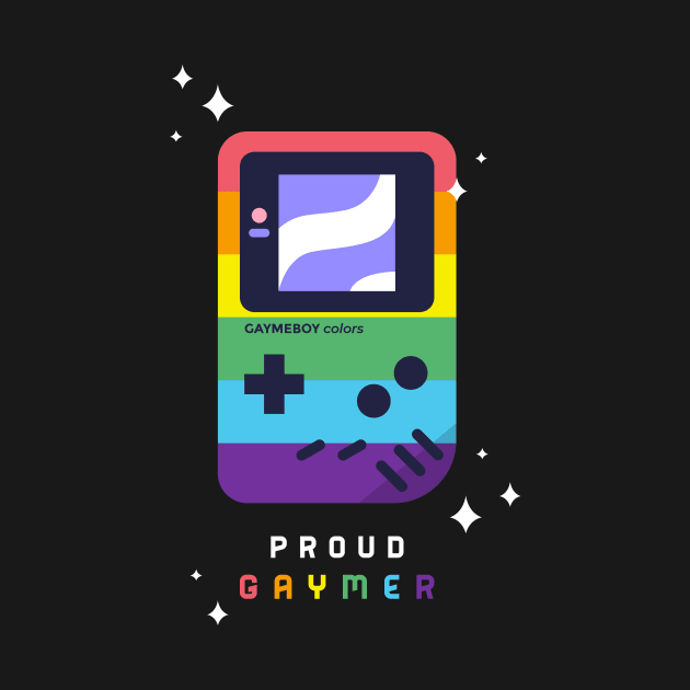 Gaymer Boy Rainbow Colors, LGBT Pride Month Gift by BooTeeQue