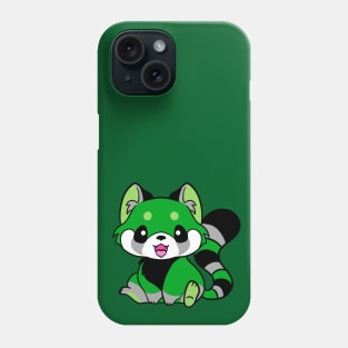 Aromantic Pride Red Panda Phone Case