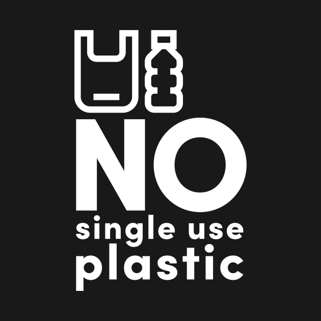 No to single use plastic by Claudiaco