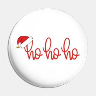 Ho Ho Ho - Santa hat - Christmas Pin