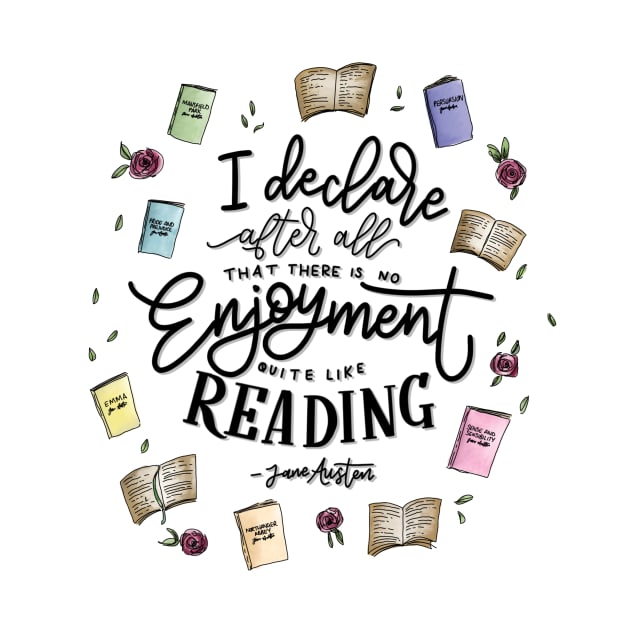 'No Enjoyment Like Reading' Quote by cheekymare