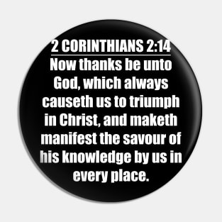 2 Corinthians 2:14 King James Version. Pin