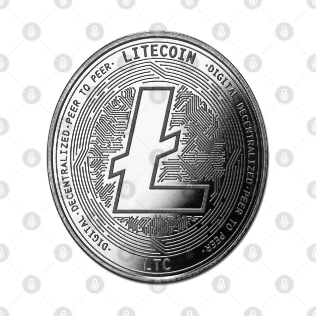 Silver Litecoin by ompongeth