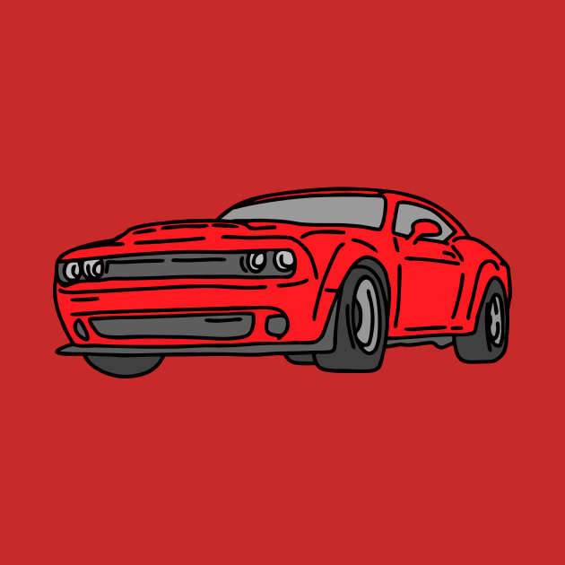 monster muscle car by fokaction