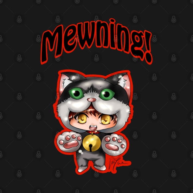 Cat Mewning by LinYue