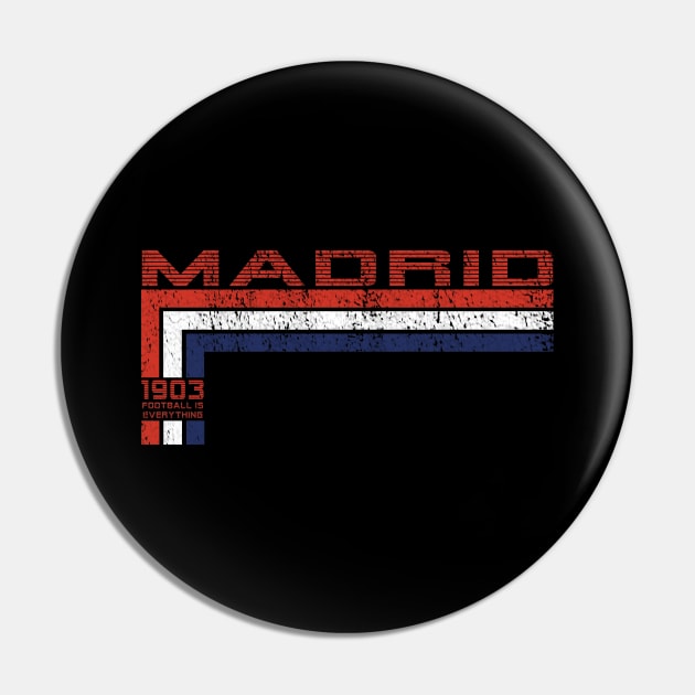 Football Is Everything -Atlético Madrid 80s Ultras Pin by FOOTBALL IS EVERYTHING