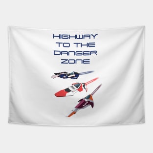 Wipeout to the Danger Zone Tapestry