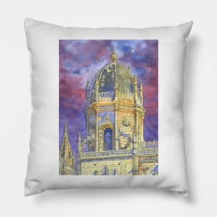 Mosteiro dos Jerónimos. bell tower Jerónimos Monastery Pillow