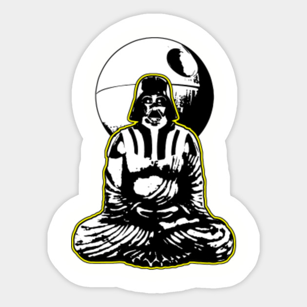 Darth Buddha Rick And Morty Sticker Teepublic Au