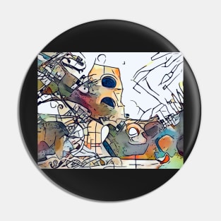 Kandinsky meets Arles, motif 1 Pin