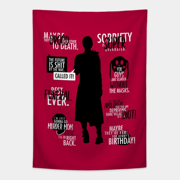 Umbrella Academy: Klaus Tapestry by firlachiel