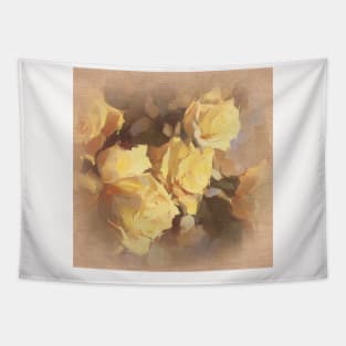 Vicorian Roses Neck Gator White Rose Painting Tapestry