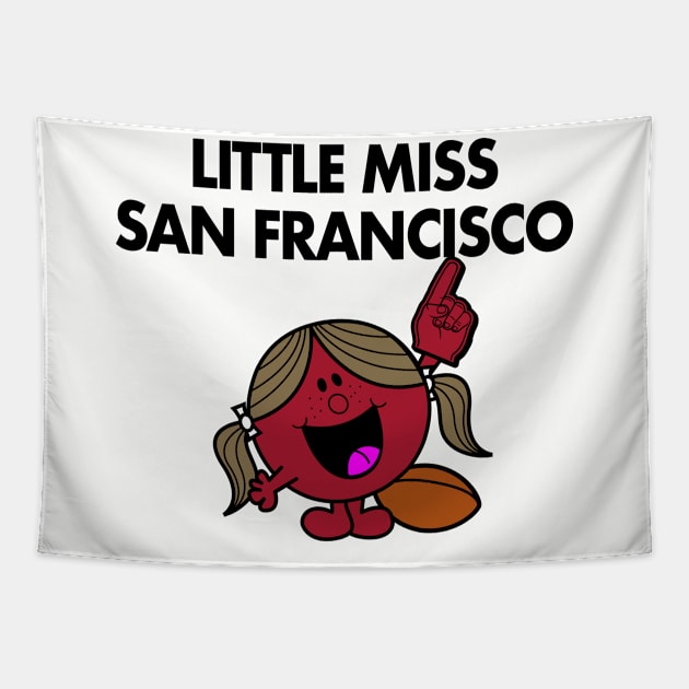 Little Miss San Francisco Tapestry by unsportsmanlikeconductco