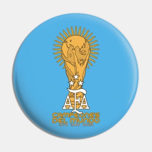 Argentina - World Champions 2022 Pin