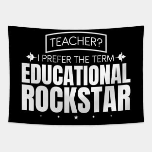 Appreciation Gift For A Rockstar Teacher Tapestry