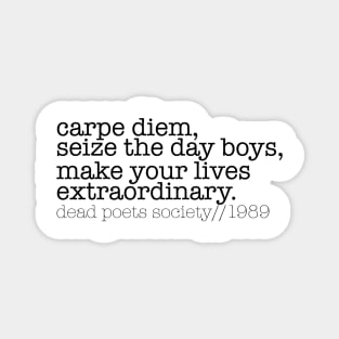 Carpe Diem -- Dead Poets Society Magnet