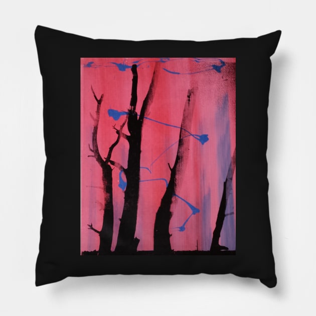 Screen print. Pillow by robelf