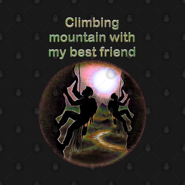 Mountain climbing with my best friend by Artardishop