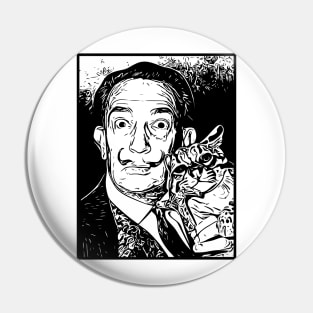 Salvador Dali | Vector Pin