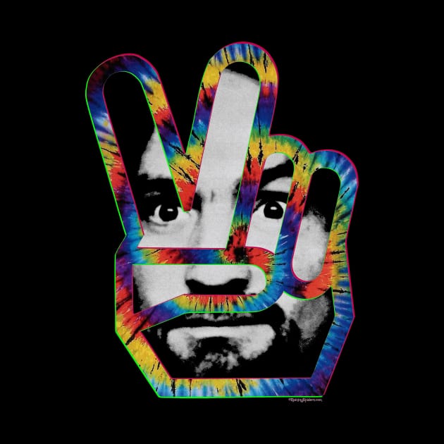 Charles Manson - PEACE! by RainingSpiders