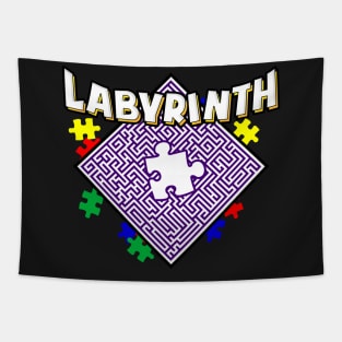 Labyrinth T-Shirts Tapestry