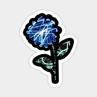 Neon Flower Magnet