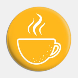 A Hot Cup of Coffee Pin