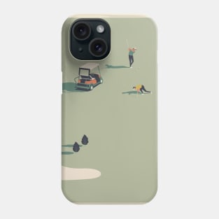 Golf scene A Phone Case