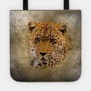 Leopard portrait Tote