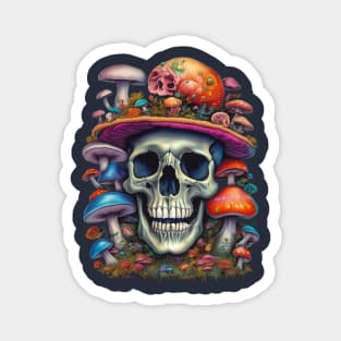 shroomy skull III Magnet