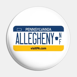 Allegheny National Forest license plate Pin