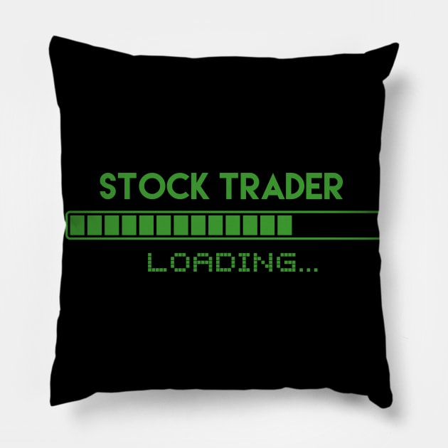 Stock Trader Loading Pillow by Grove Designs