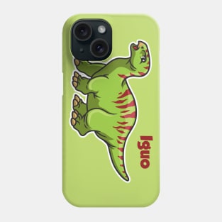 Iguo the iguanodon Phone Case