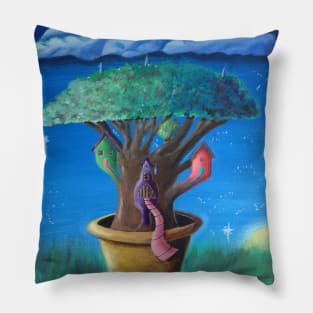 Growing Houses Pillow