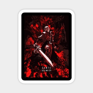 Classic Dante from Devil May Cry Magnet