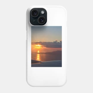 Sunset from a plane Phone Case
