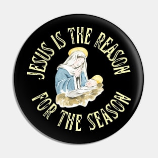 Christmas Jesus Pin