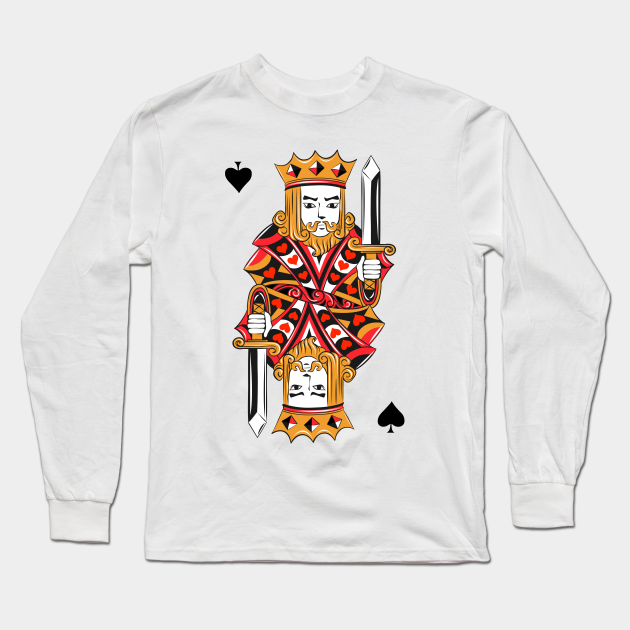king playing card shirt