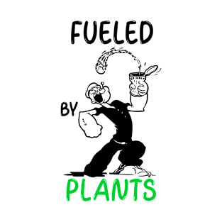 Fueled by Plants Vegan Gym Enthusiast Bodybuilder T-Shirt