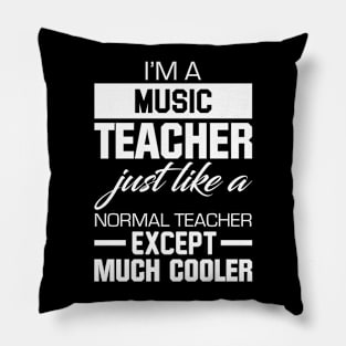 Music Teacher Pillow