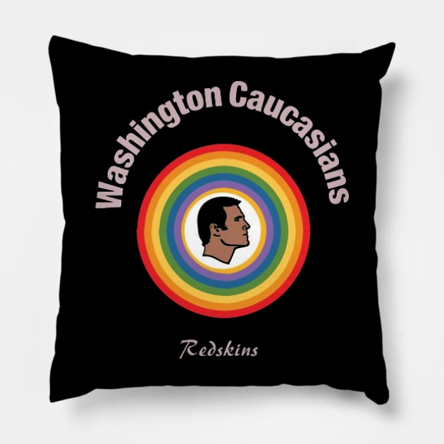 Washington Caucasians Pillow by NOUNEZ 